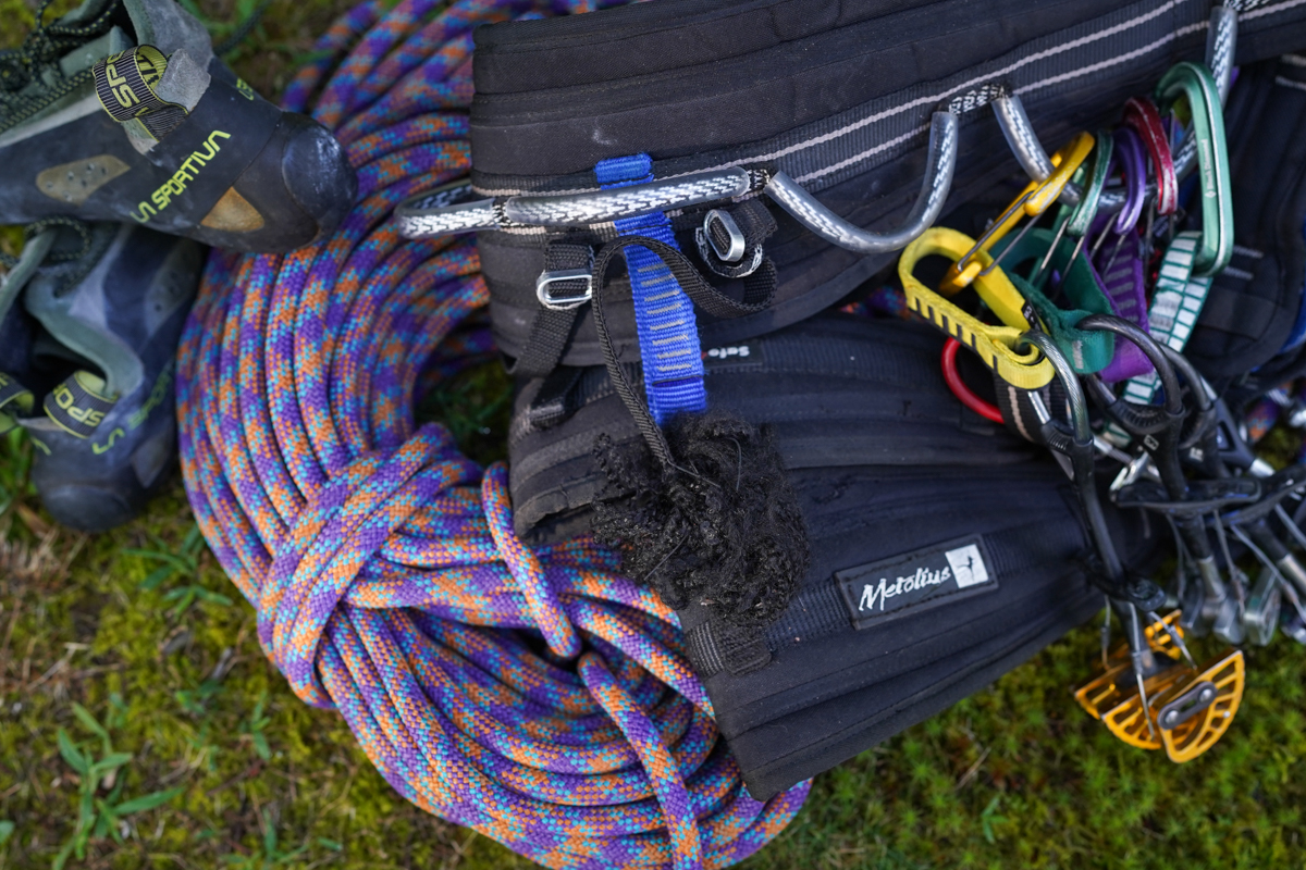 Climbing Harnesses (frayed harness)